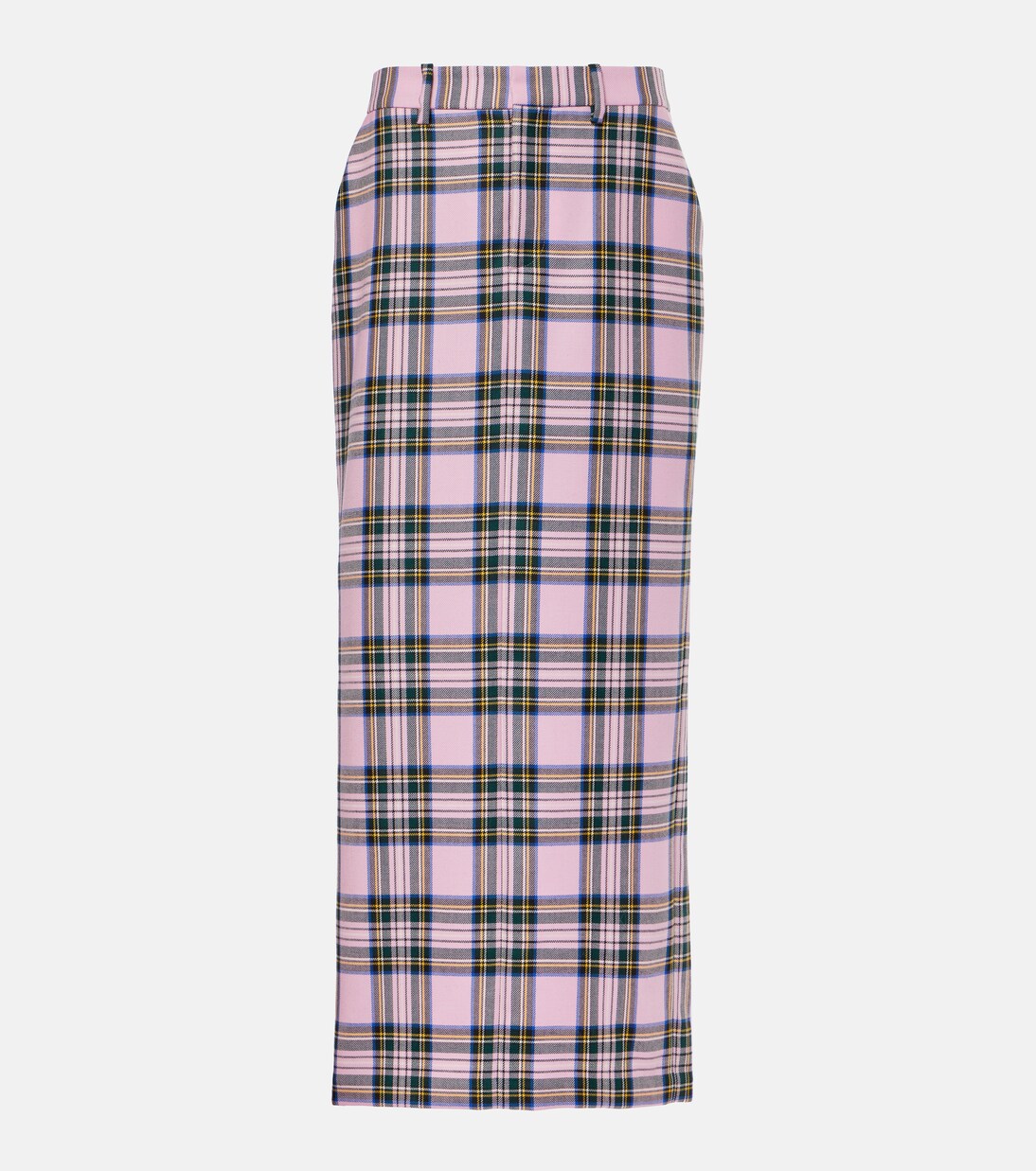 تنورة طويلة من الصوف بطبعة المربعات | Area