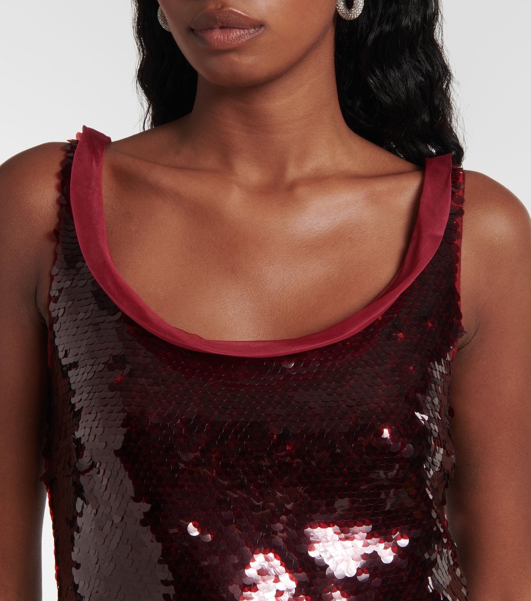 Robe longue Nehemia à sequins | Emilia Wickstead