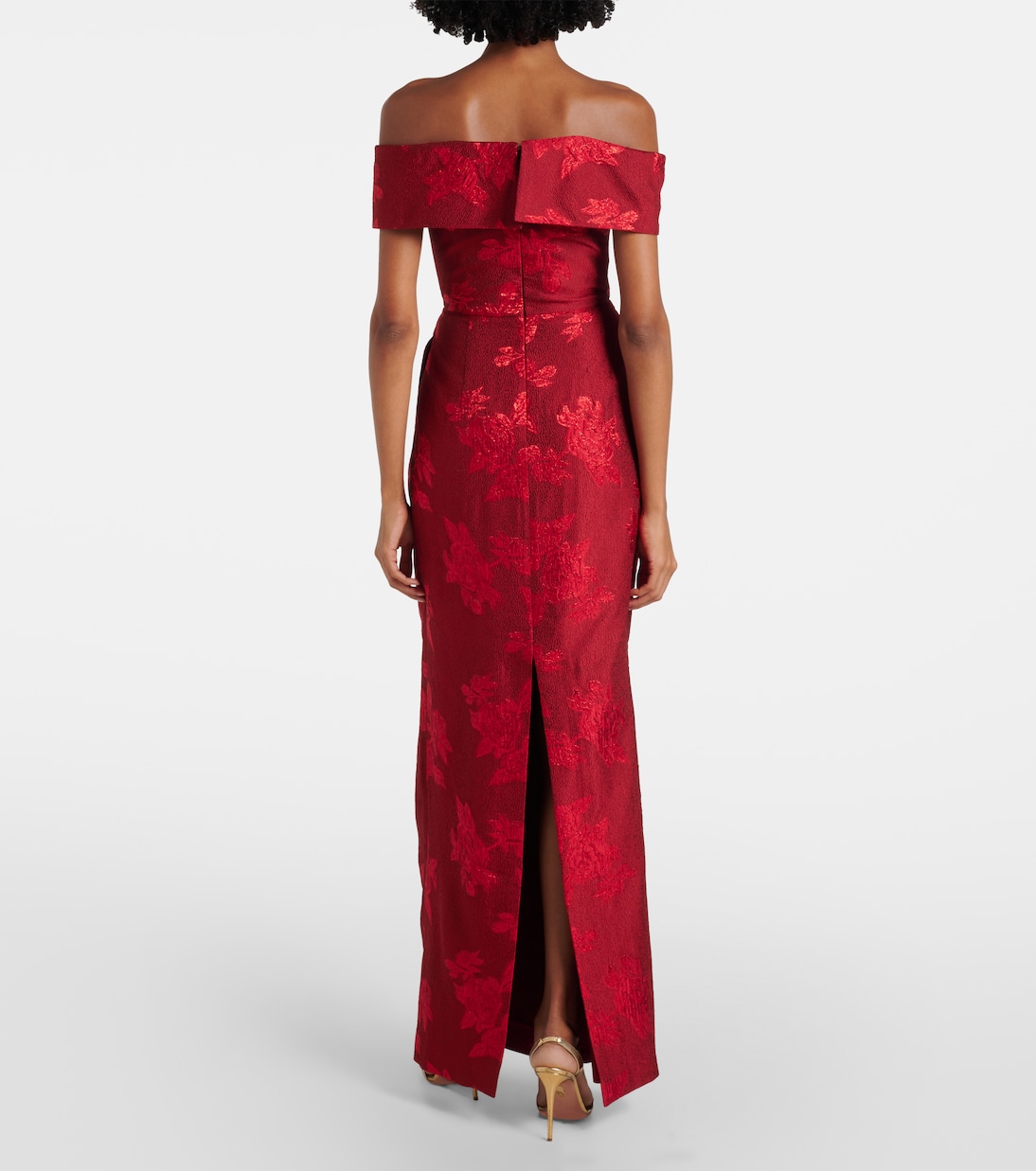 Bustier-Robe Henrietta aus Brokat | Rebecca Vallance