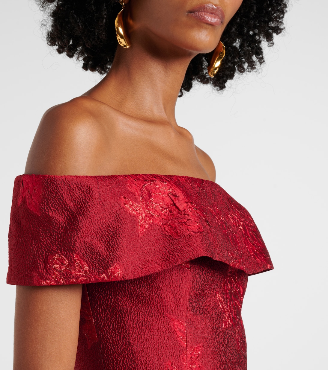 Bustier-Robe Henrietta aus Brokat | Rebecca Vallance