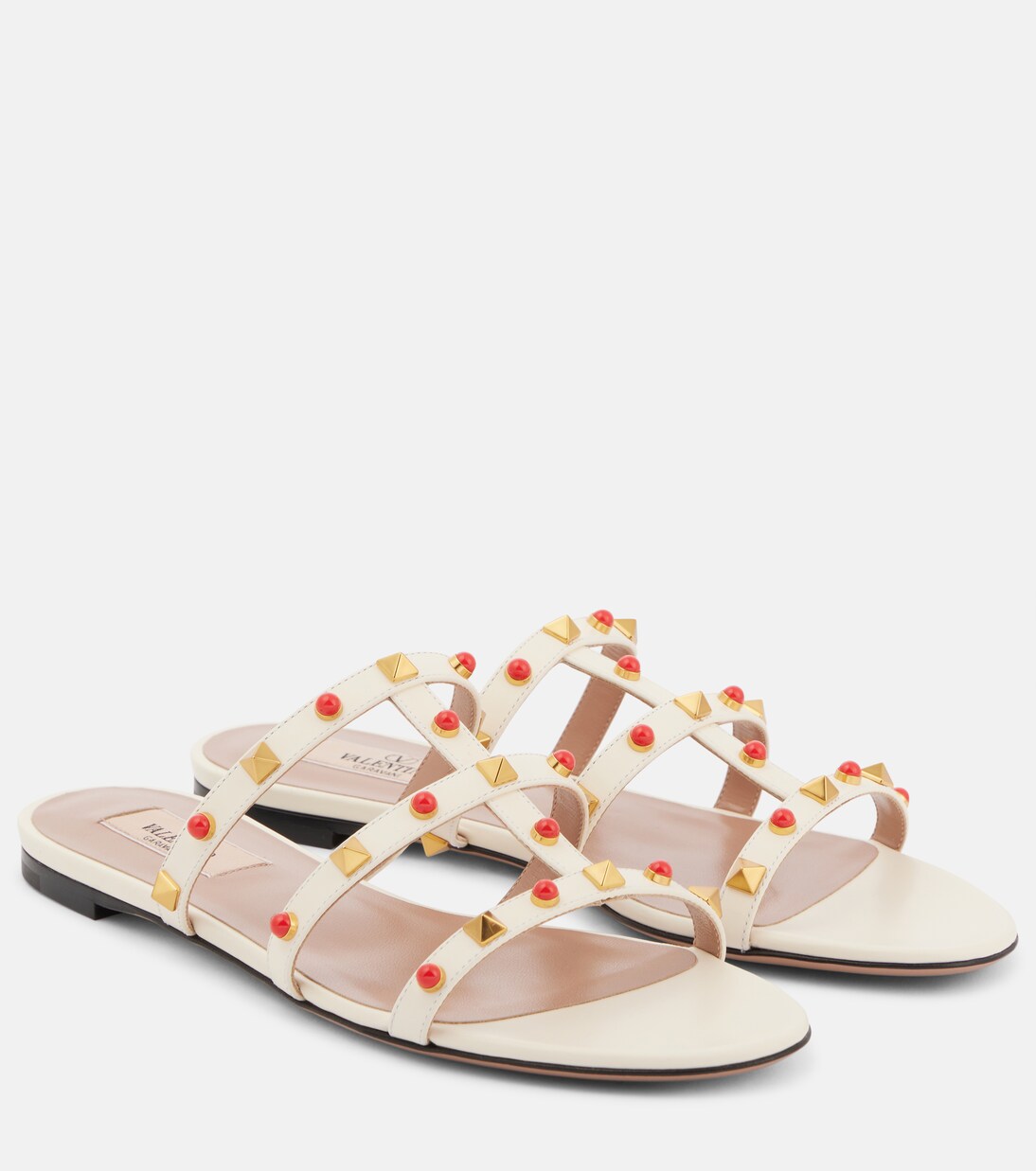 Rockstud leather sandals | Valentino Garavani