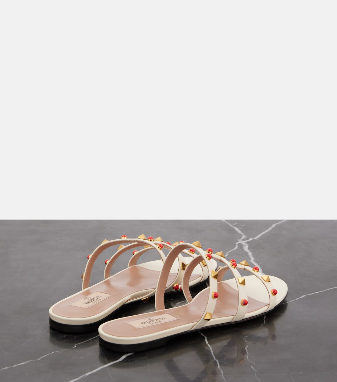 Rockstud leather sandals | Valentino Garavani