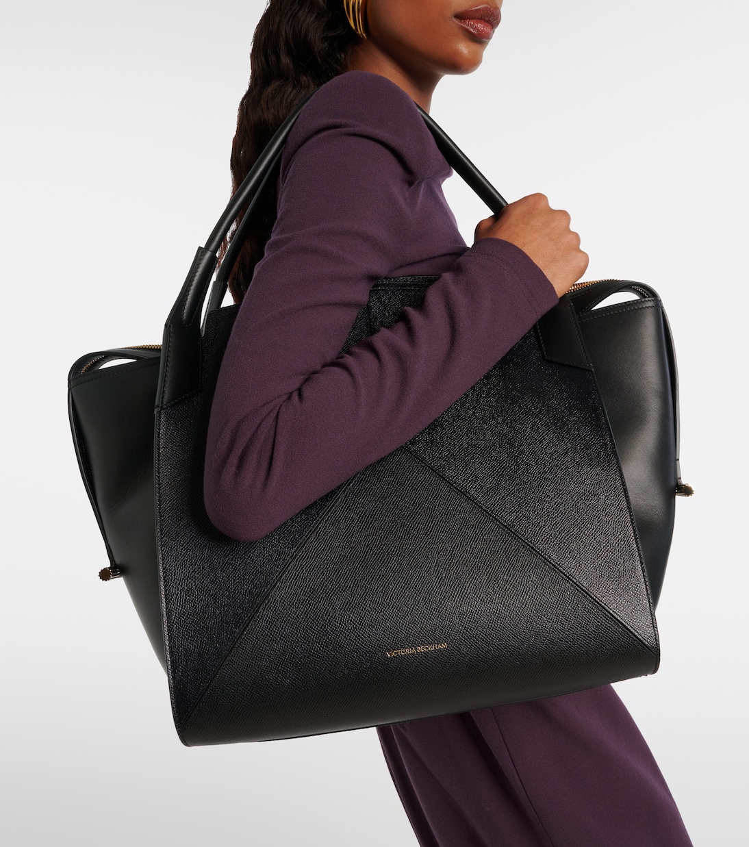 Victoria leather tote bag | Victoria Beckham