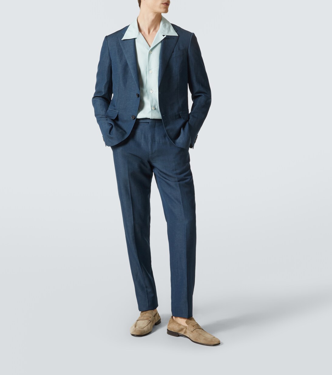 Anzug aus Wolle und Leinen | Zegna