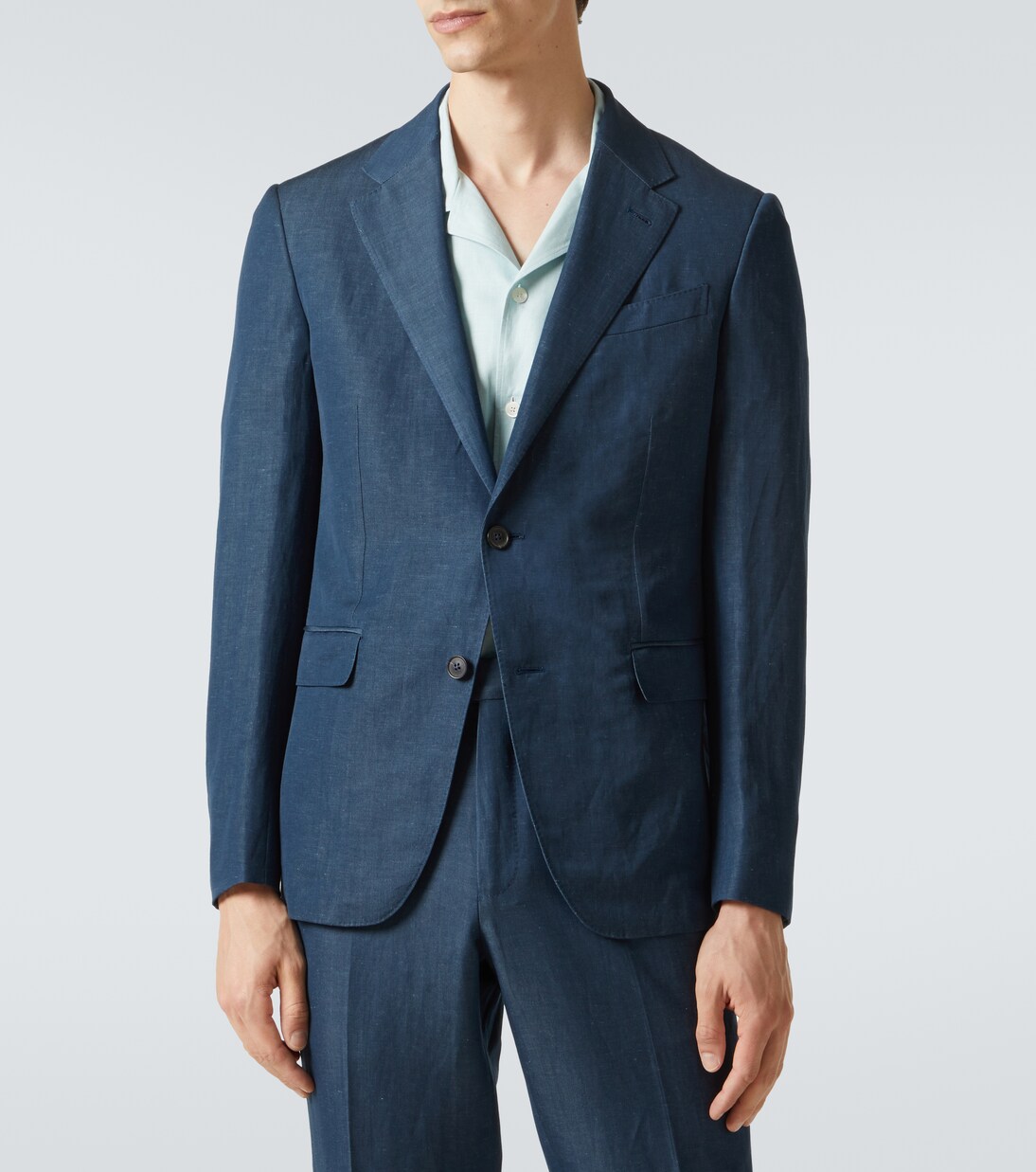 Anzug aus Wolle und Leinen | Zegna