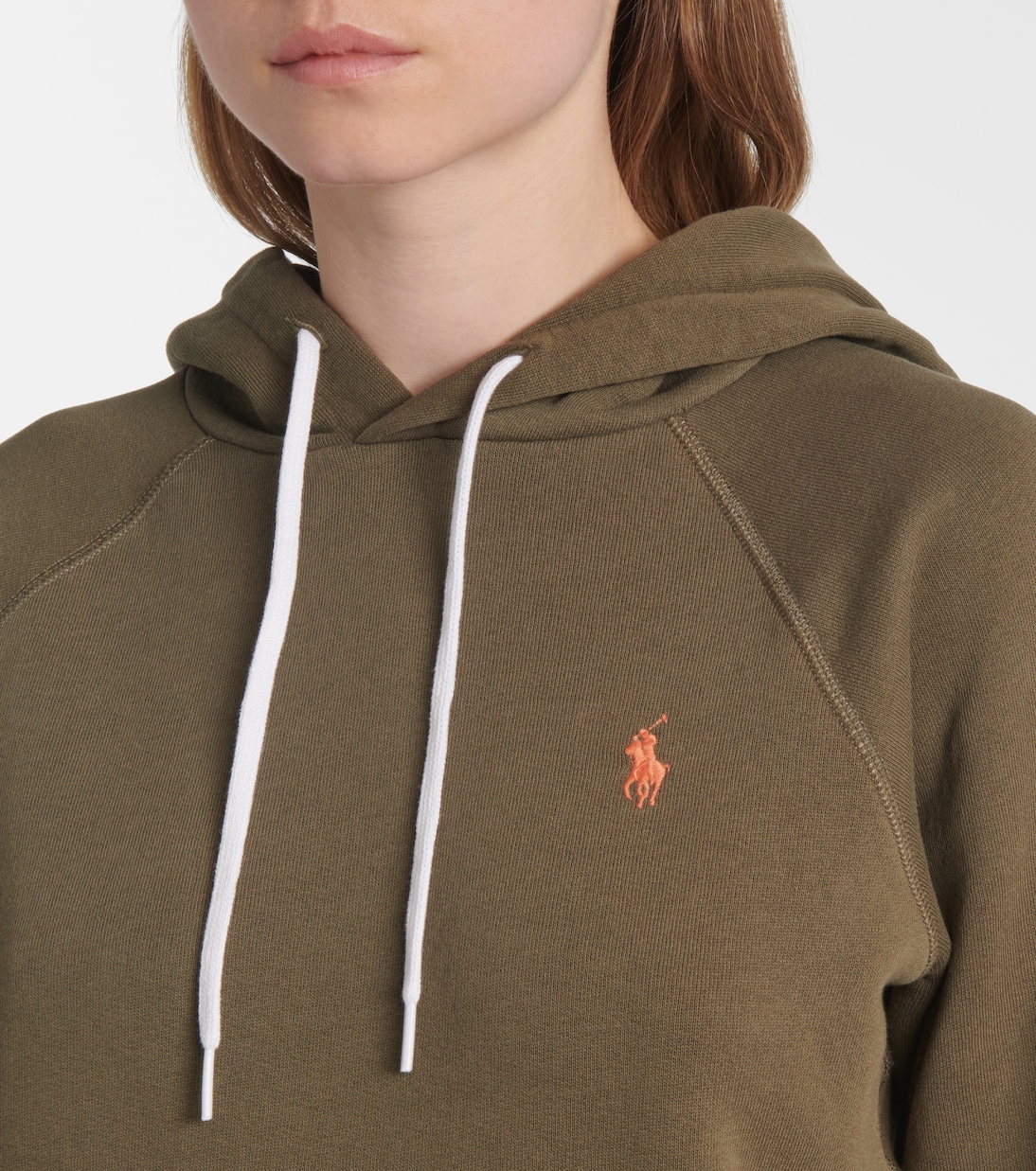 Cotton-blend jersey hoodie | Polo Ralph Lauren