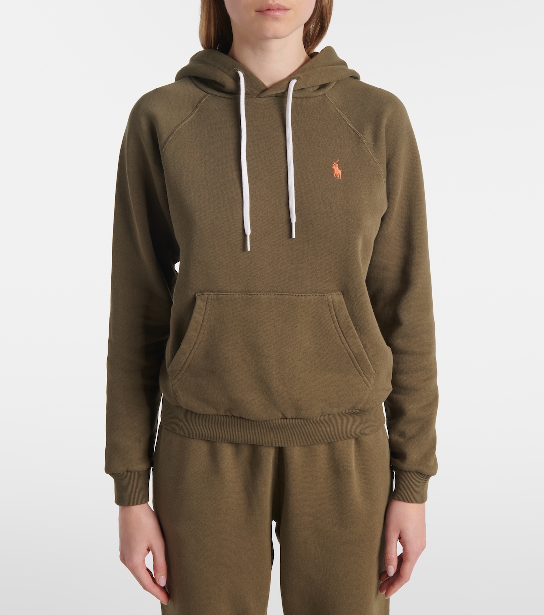 Cotton-blend jersey hoodie | Polo Ralph Lauren