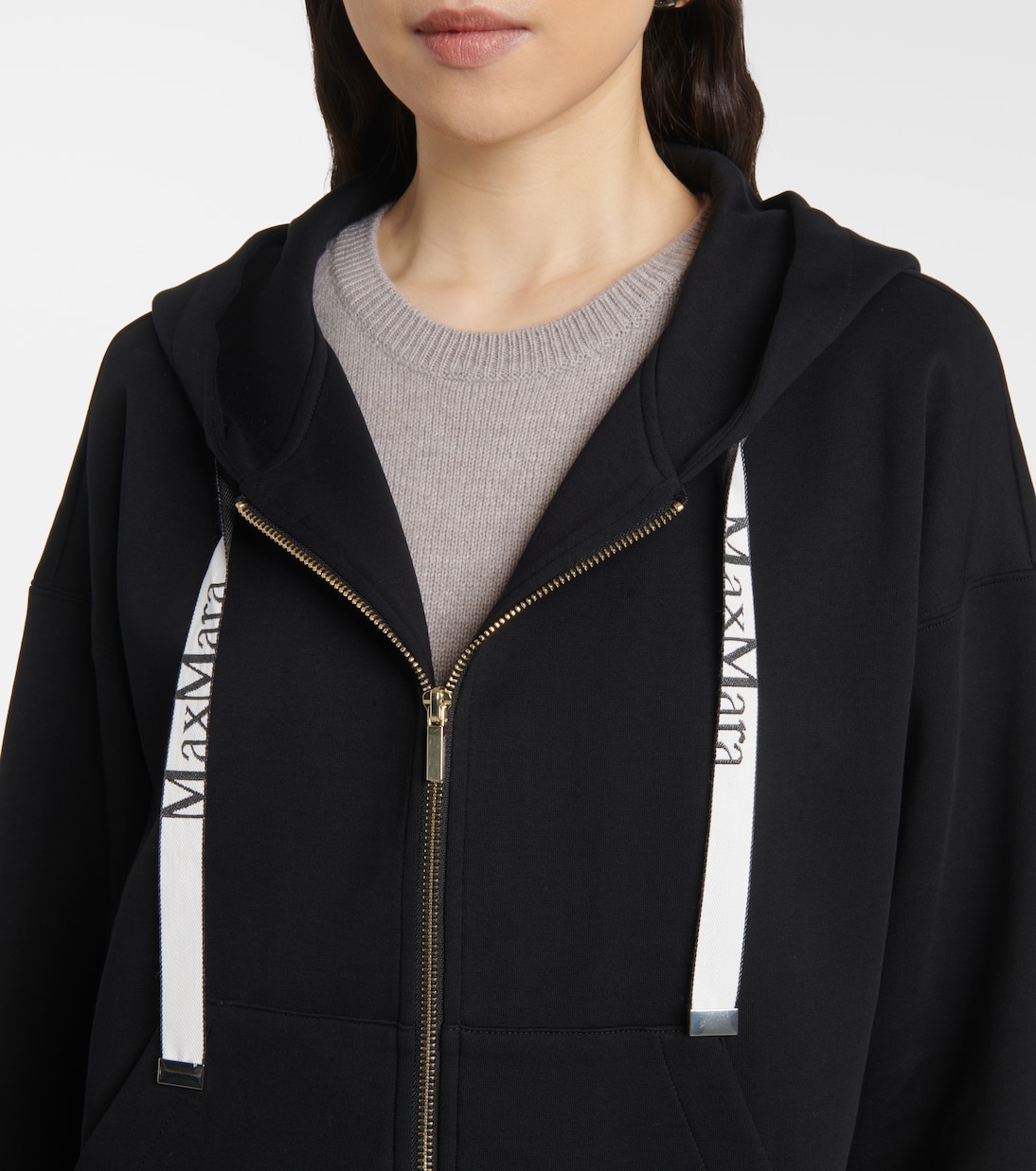 Jour cotton-blend jersey hoodie | 'S Max Mara