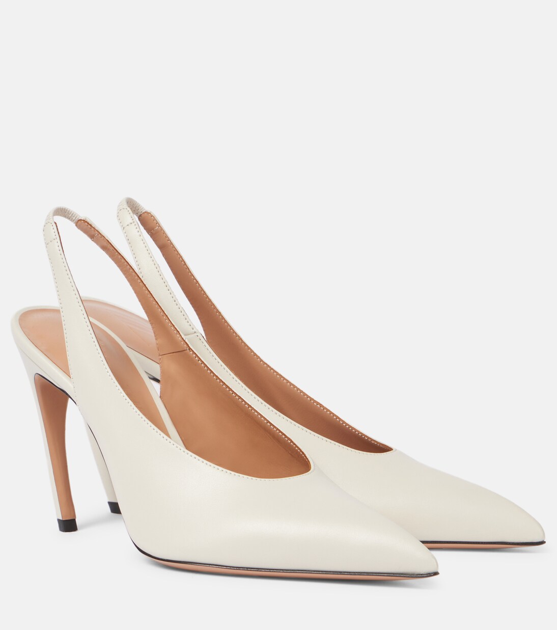 Viper 95 leather slingback pumps | The Attico