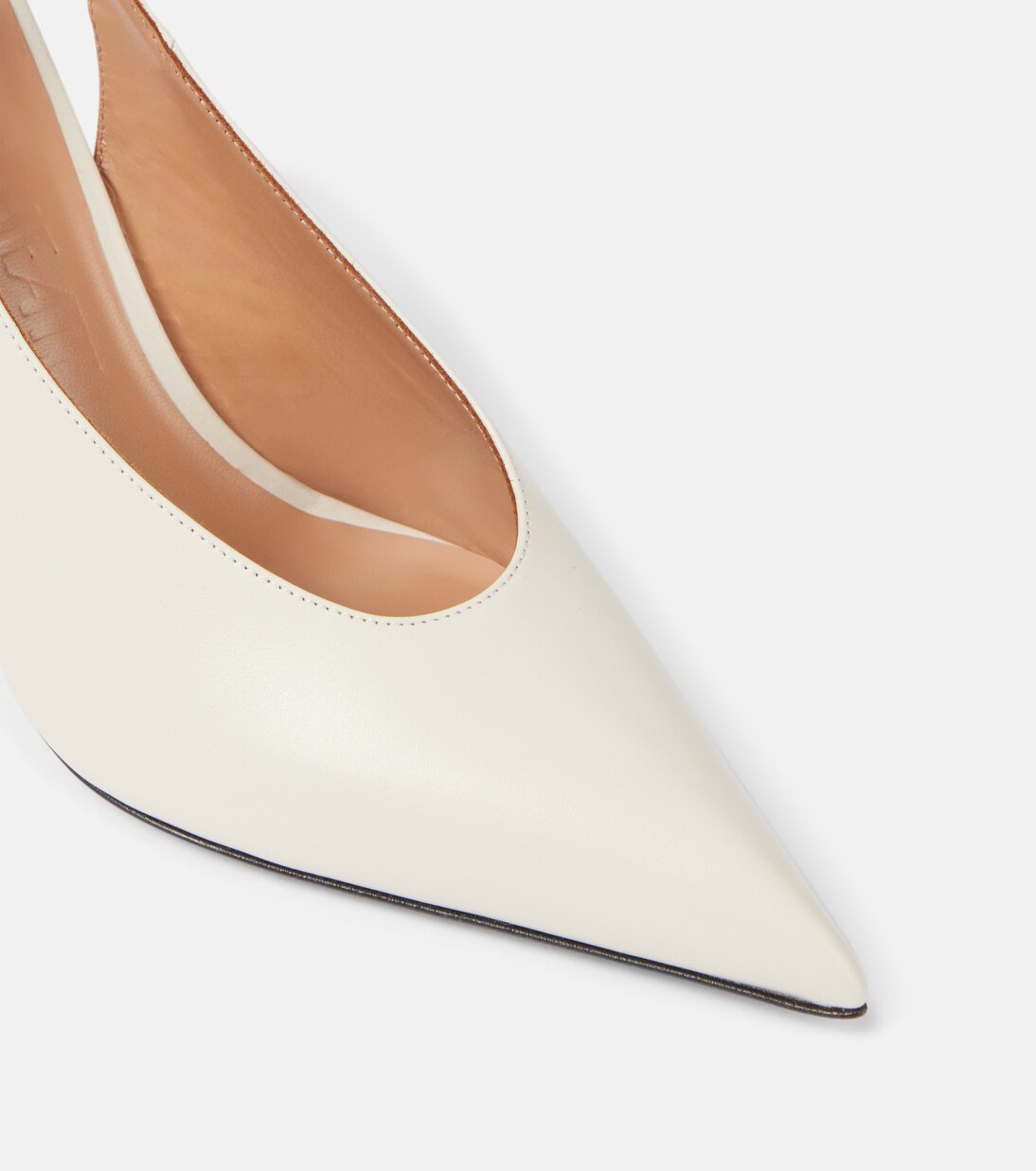 Viper 95 leather slingback pumps | The Attico