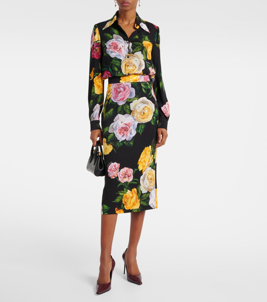 Camicia in charmeuse di misto seta | Dolce&Gabbana