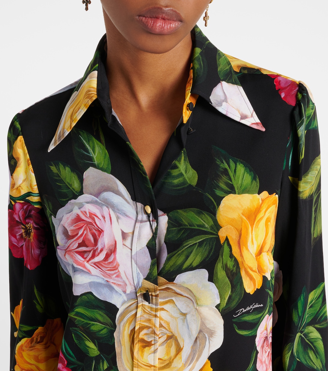 Camicia in charmeuse di misto seta | Dolce&Gabbana