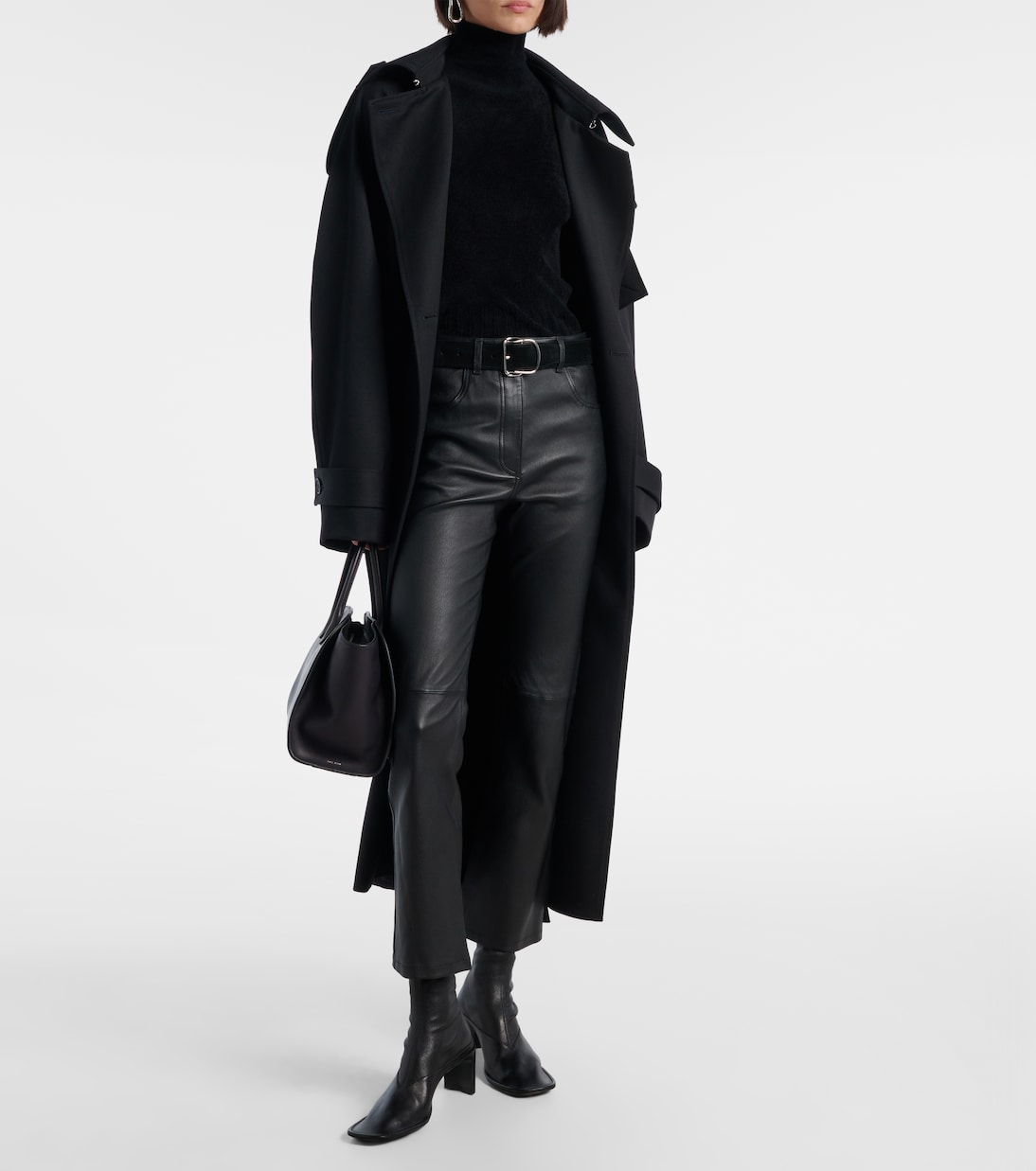 Pantaloni slim Duke in pelle | Joseph