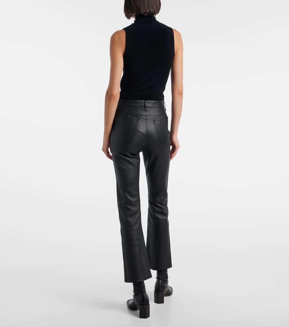 Pantaloni slim Duke in pelle | Joseph