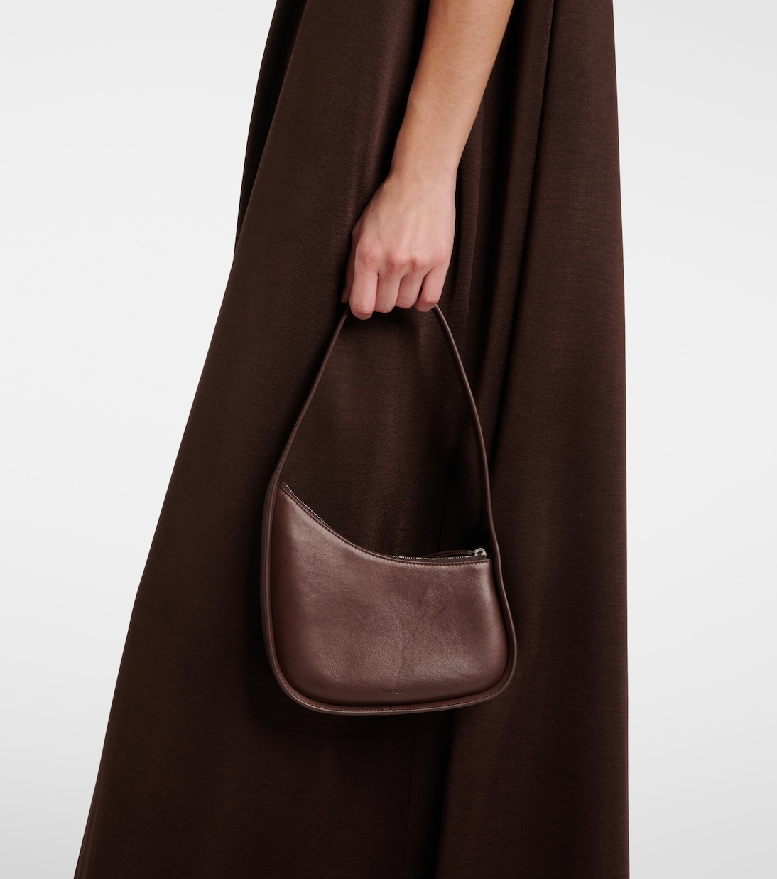 Schultertasche Half Moon aus Leder | The Row