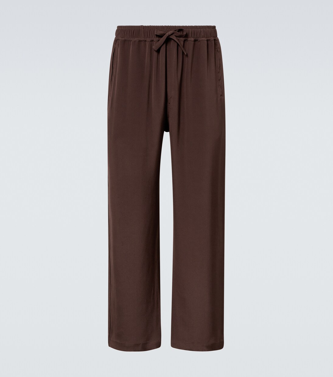 Silk wide-leg pants | Saman Amel