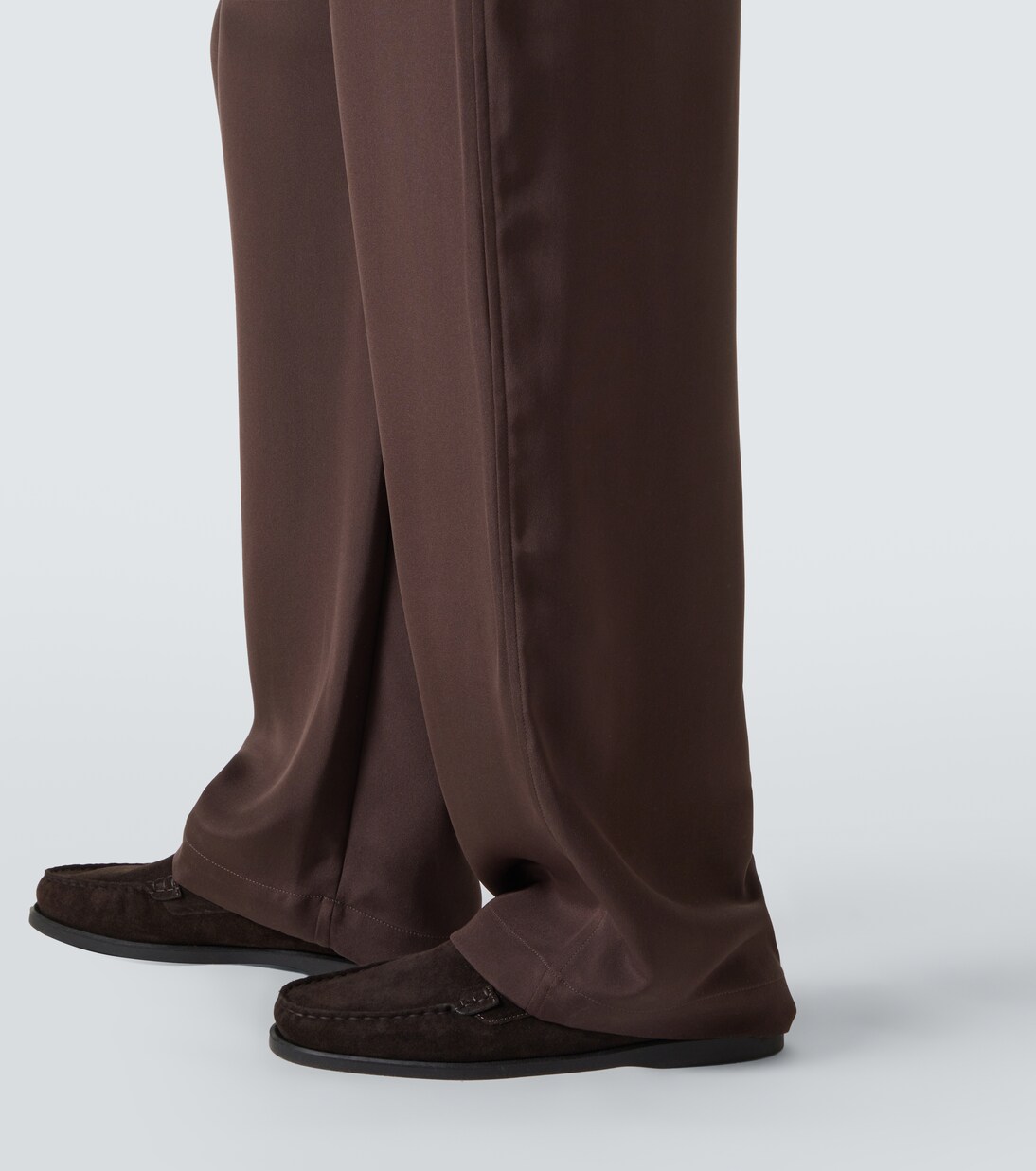 Silk wide-leg pants | Saman Amel