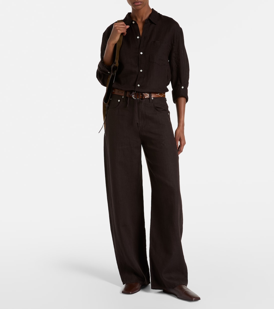 Brynn linen wide-leg pants | Citizens of Humanity