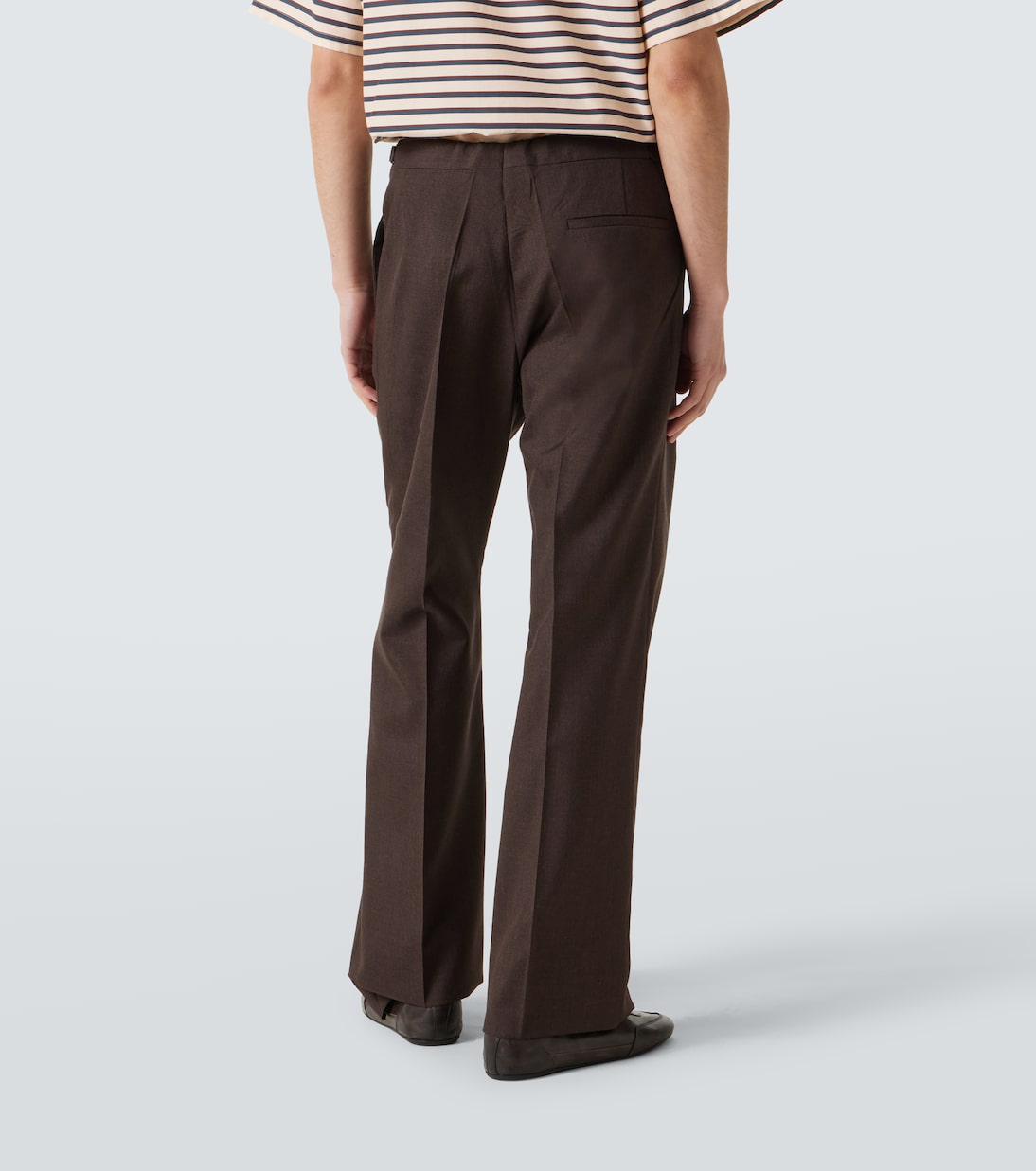 Weite Hose aus Mohair und Seide | Prada