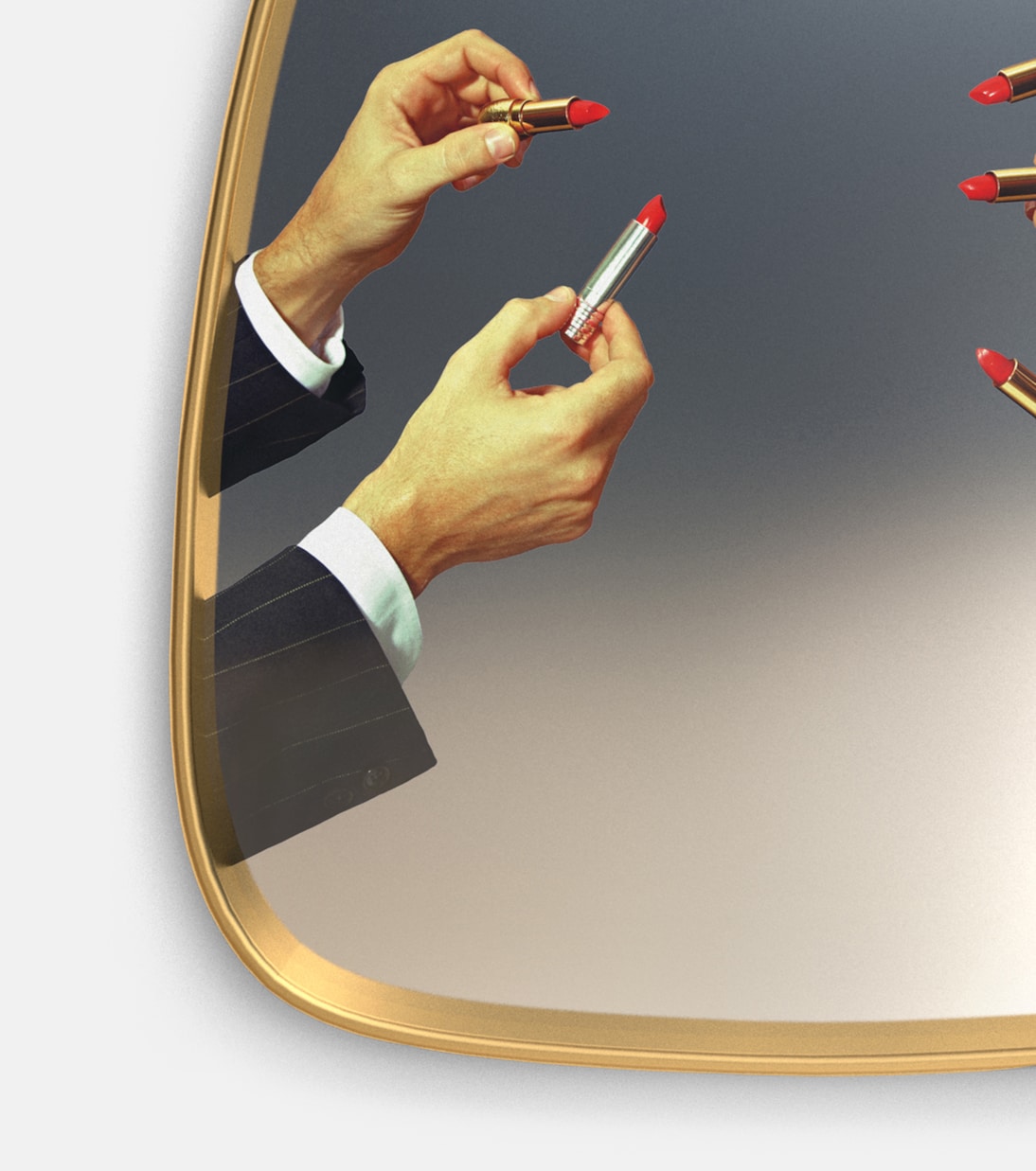 x Toiletpaper Lipsticks mirror | Seletti