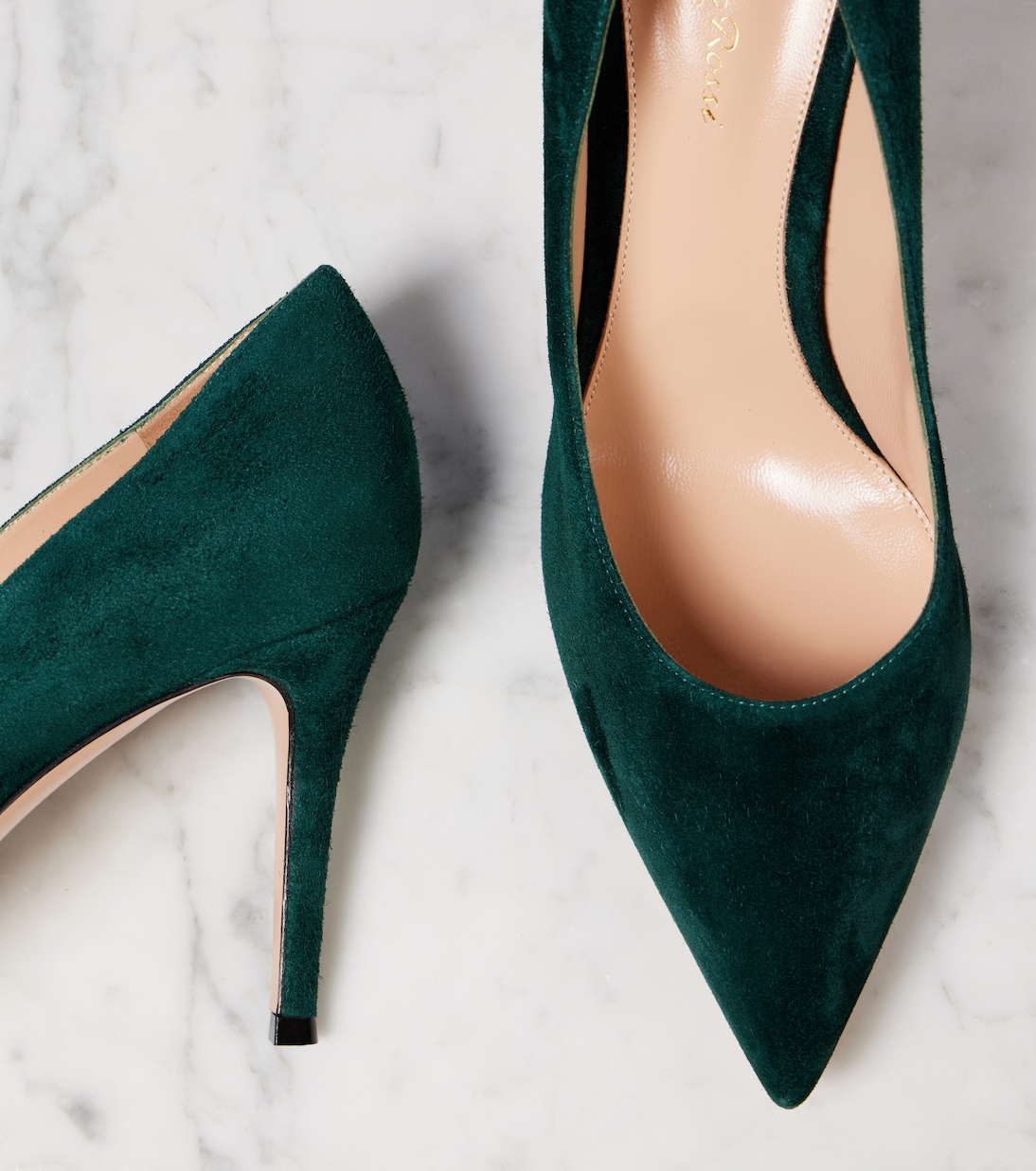Gianvito 85 suede pumps | Gianvito Rossi