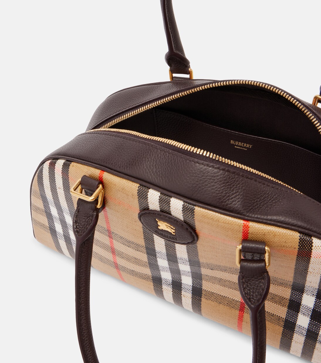 Highlands coated jacquard tote bag | Burberry