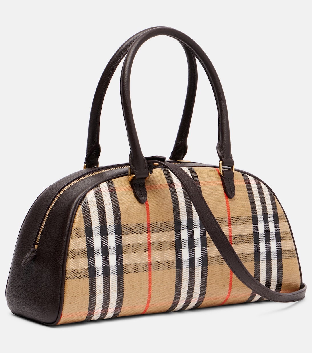 Highlands coated jacquard tote bag | Burberry