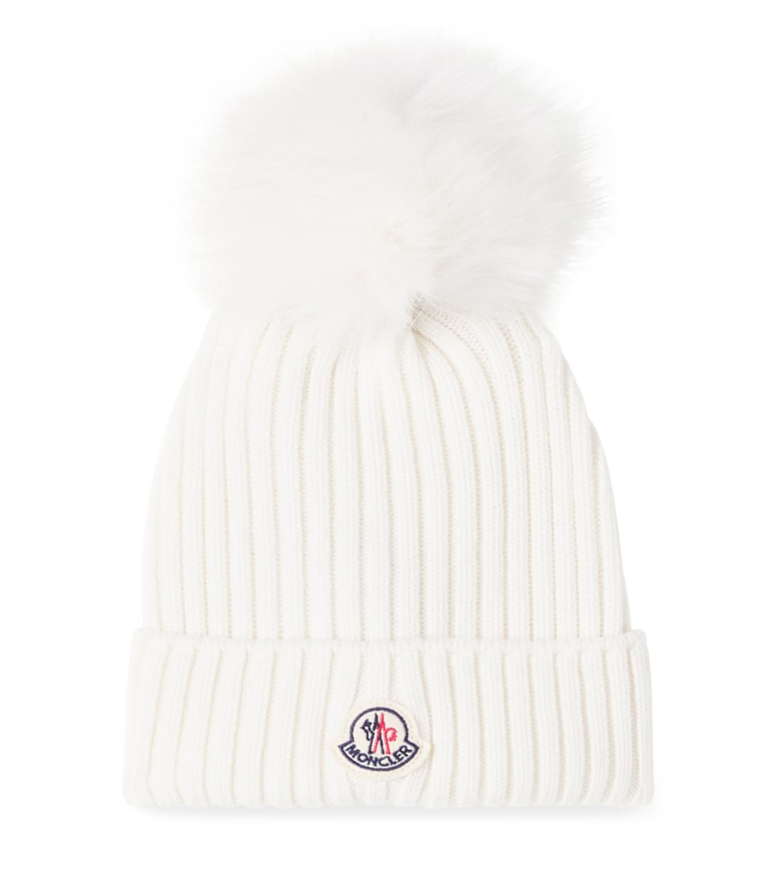 Ribbed-knit virgin wool beanie | Moncler Enfant