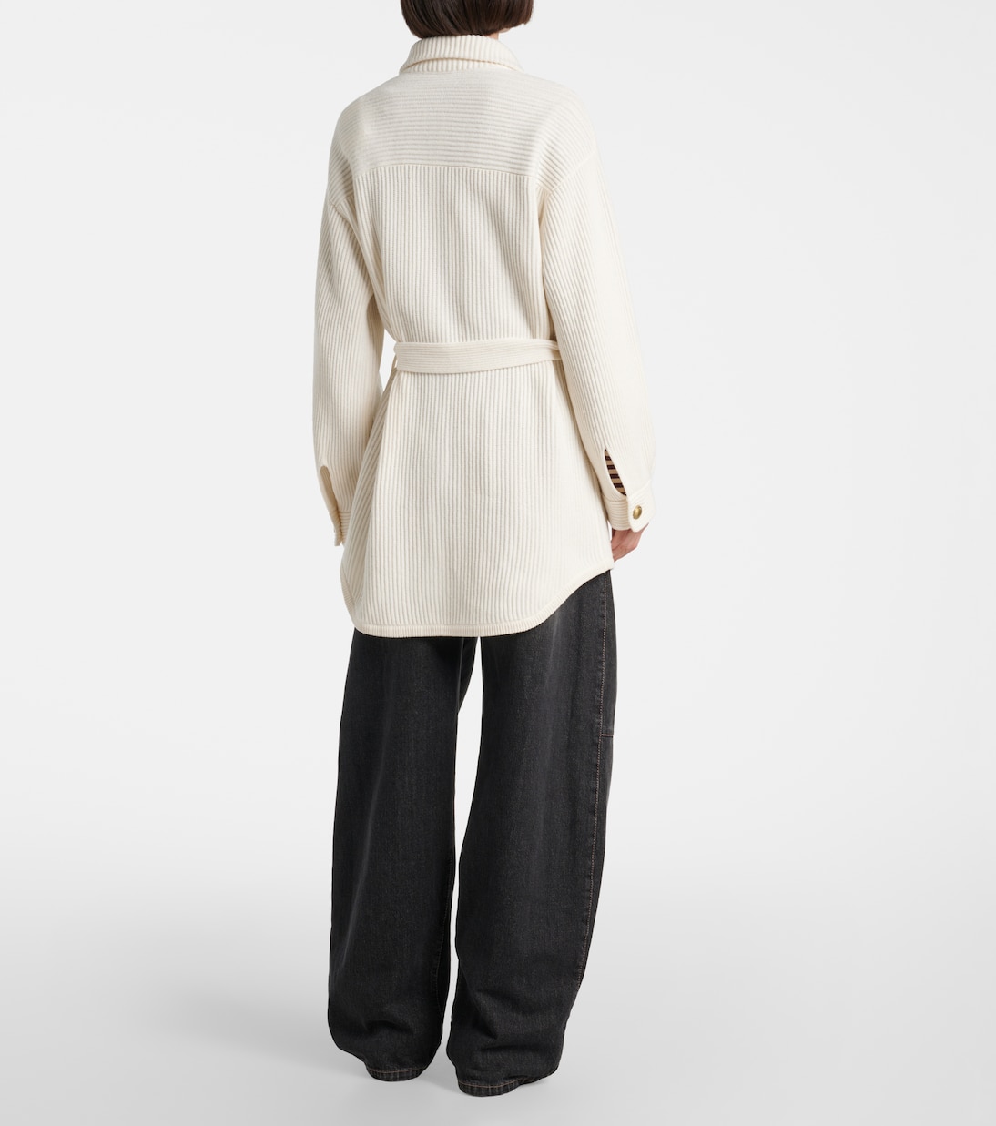 Cardigan en laine, cachemire et soie | Brunello Cucinelli