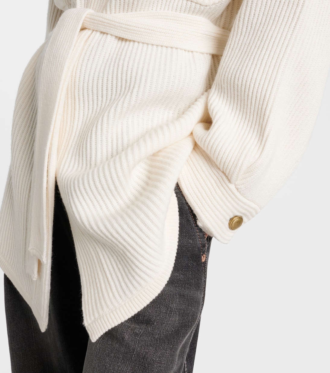 Cardigan en laine, cachemire et soie | Brunello Cucinelli