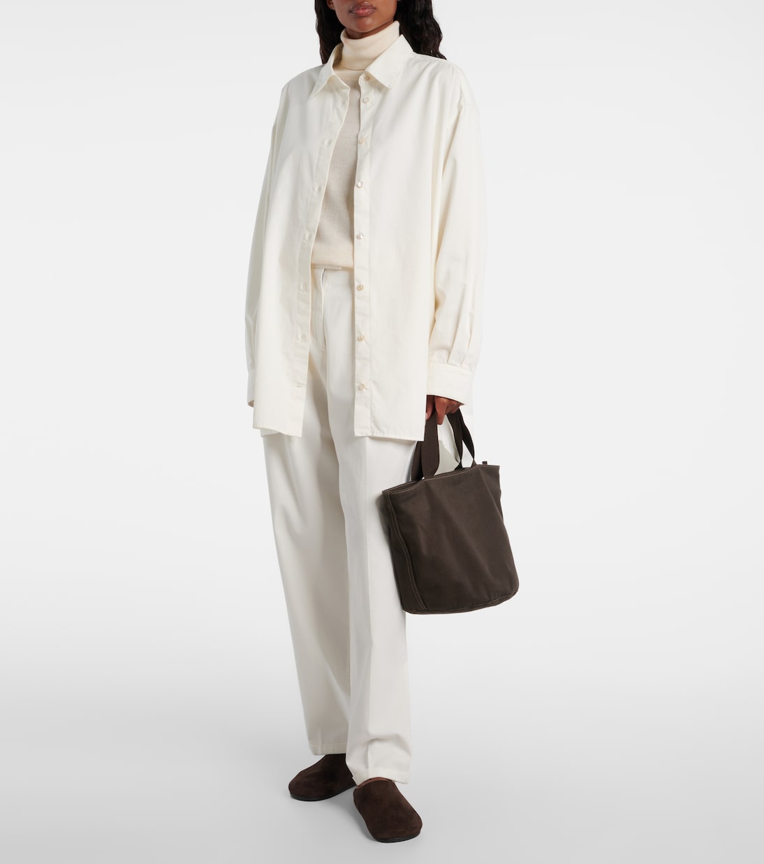 Tote Bag Sisal Medium aus Canvas | The Row