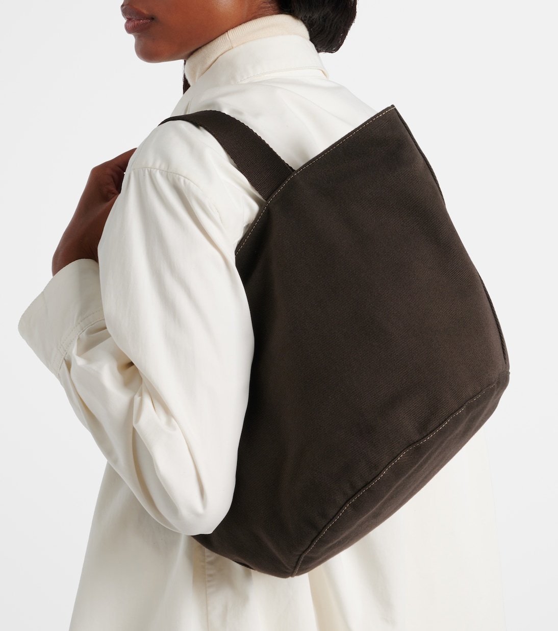 Tote Bag Sisal Medium aus Canvas | The Row