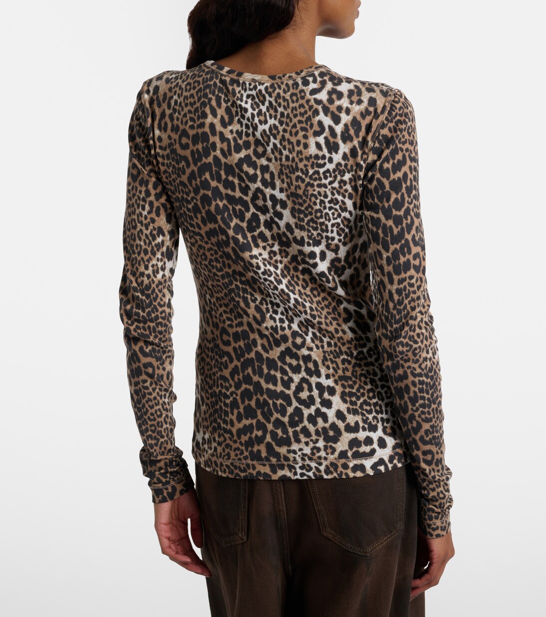 Bedrucktes Top aus einem Baumwollgemisch | Ganni