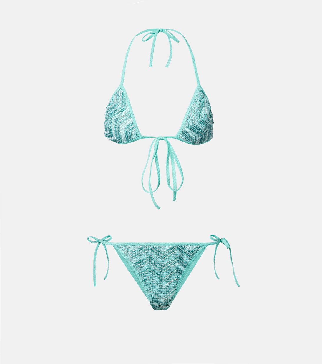 Haut de bikini Zigzag en lamé | Missoni