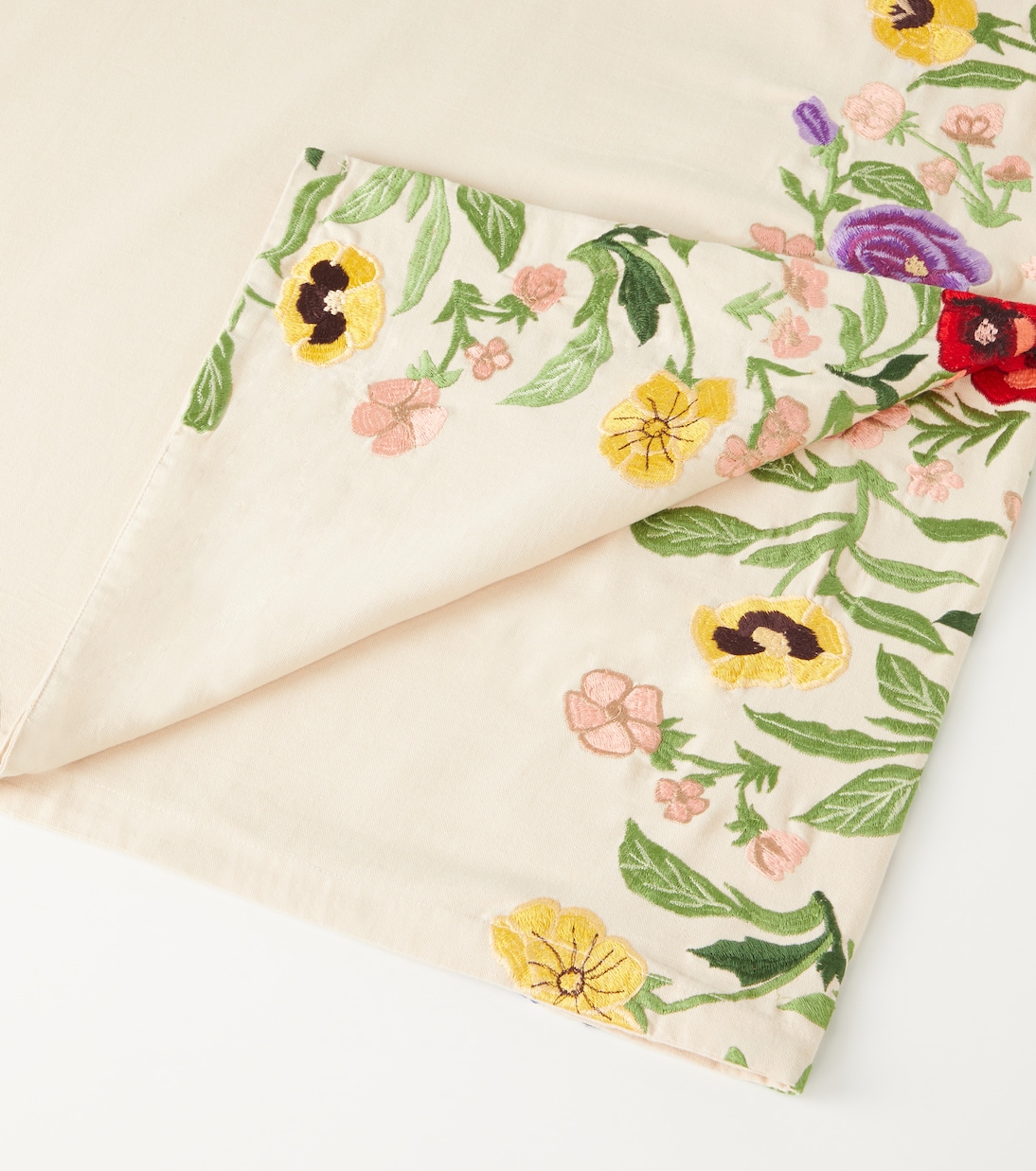 Embroidered cotton tablecloth | Les-Ottomans