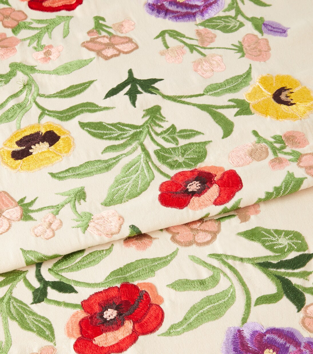 Embroidered cotton tablecloth | Les-Ottomans