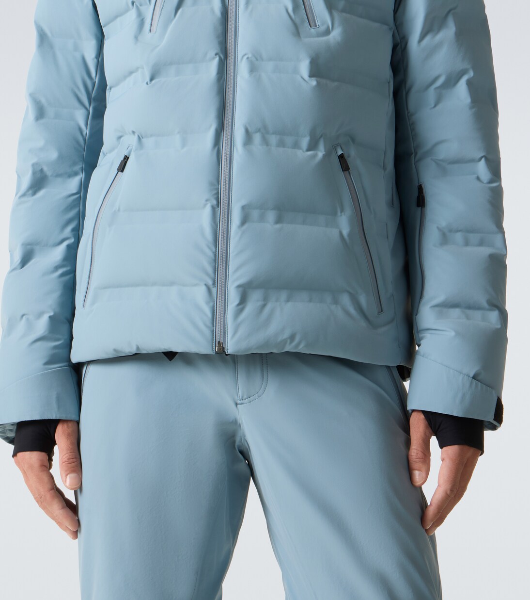 Nuke hooded down ski jacket | Aztech Mountain