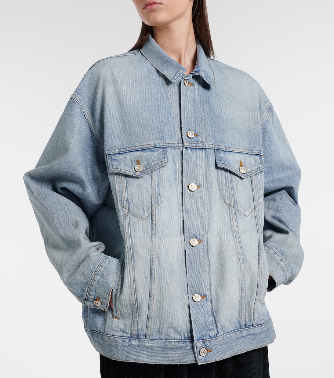 Logo denim jacket | Balenciaga