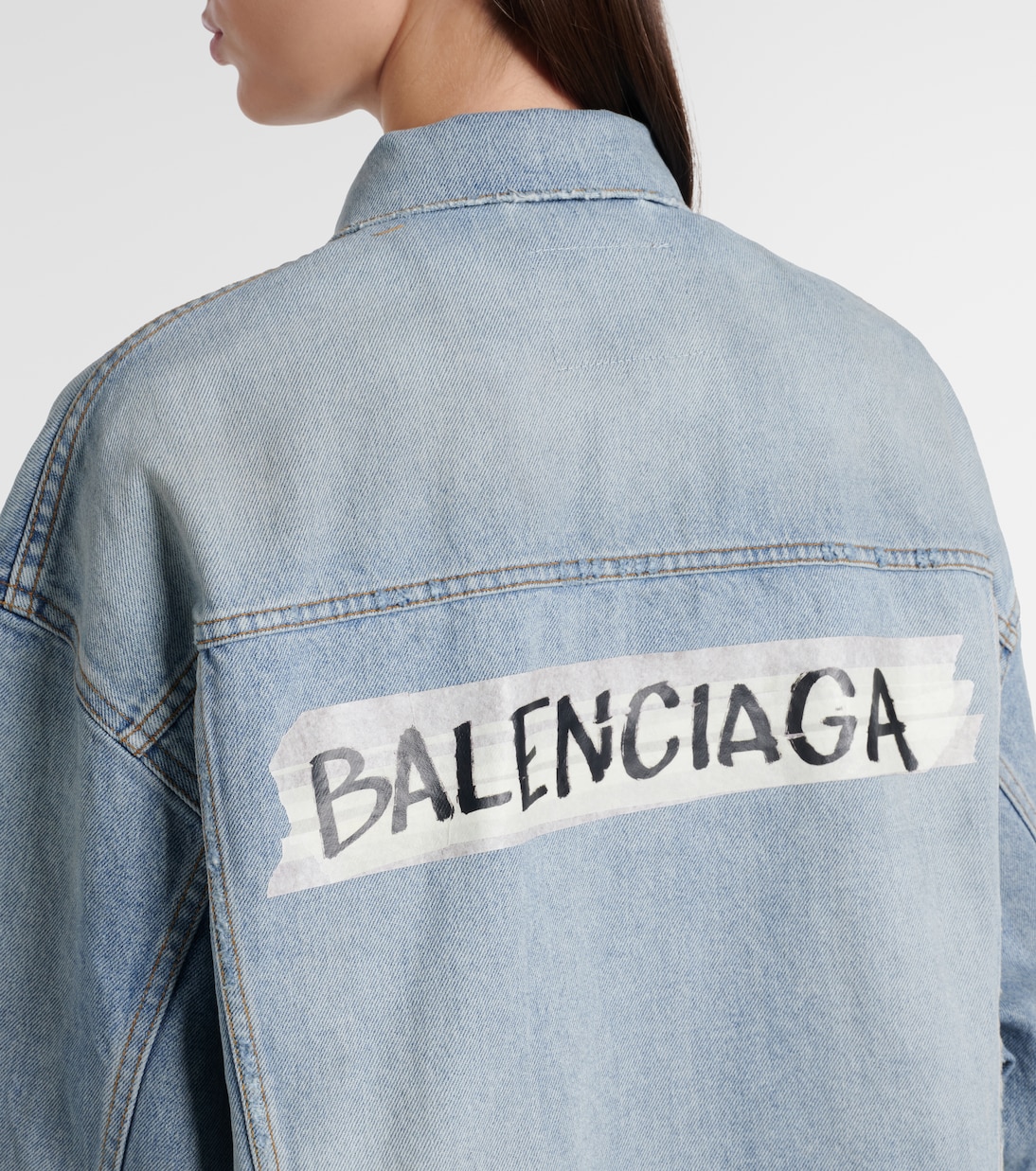 Logo denim jacket | Balenciaga