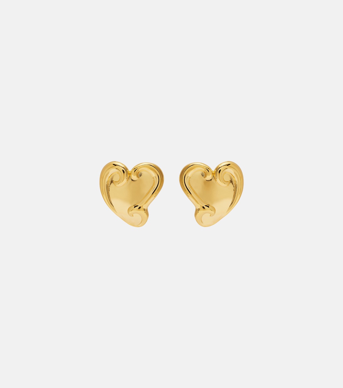 Boucles d’oreilles clip Swirl Heart | Oscar de la Renta