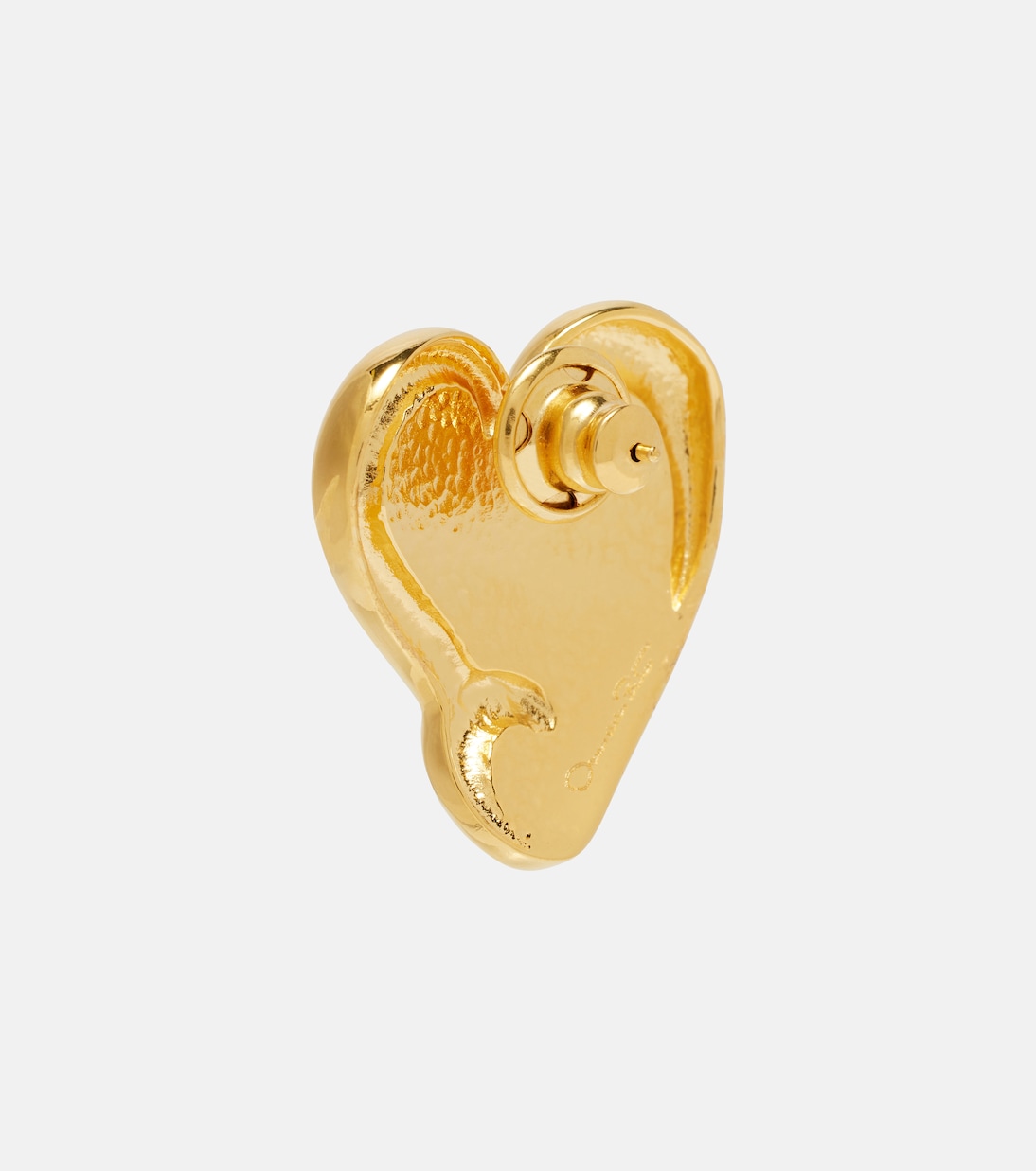 Boucles d’oreilles clip Swirl Heart | Oscar de la Renta