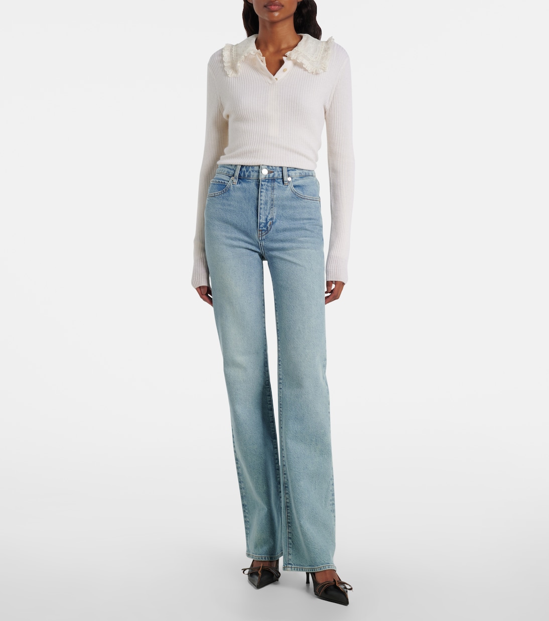 Jean bootcut The Arrow à taille mi-haute | Frame