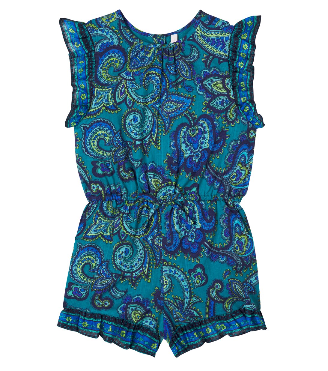 Patience paisley cotton romper | Zimmermann Kids