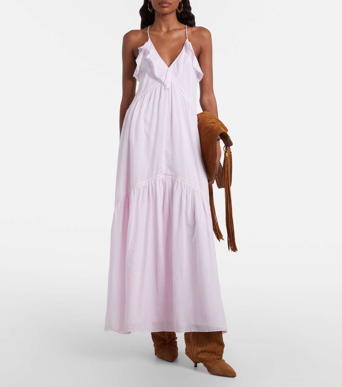 Robe longue Vasma en coton mélangé | Marant Etoile