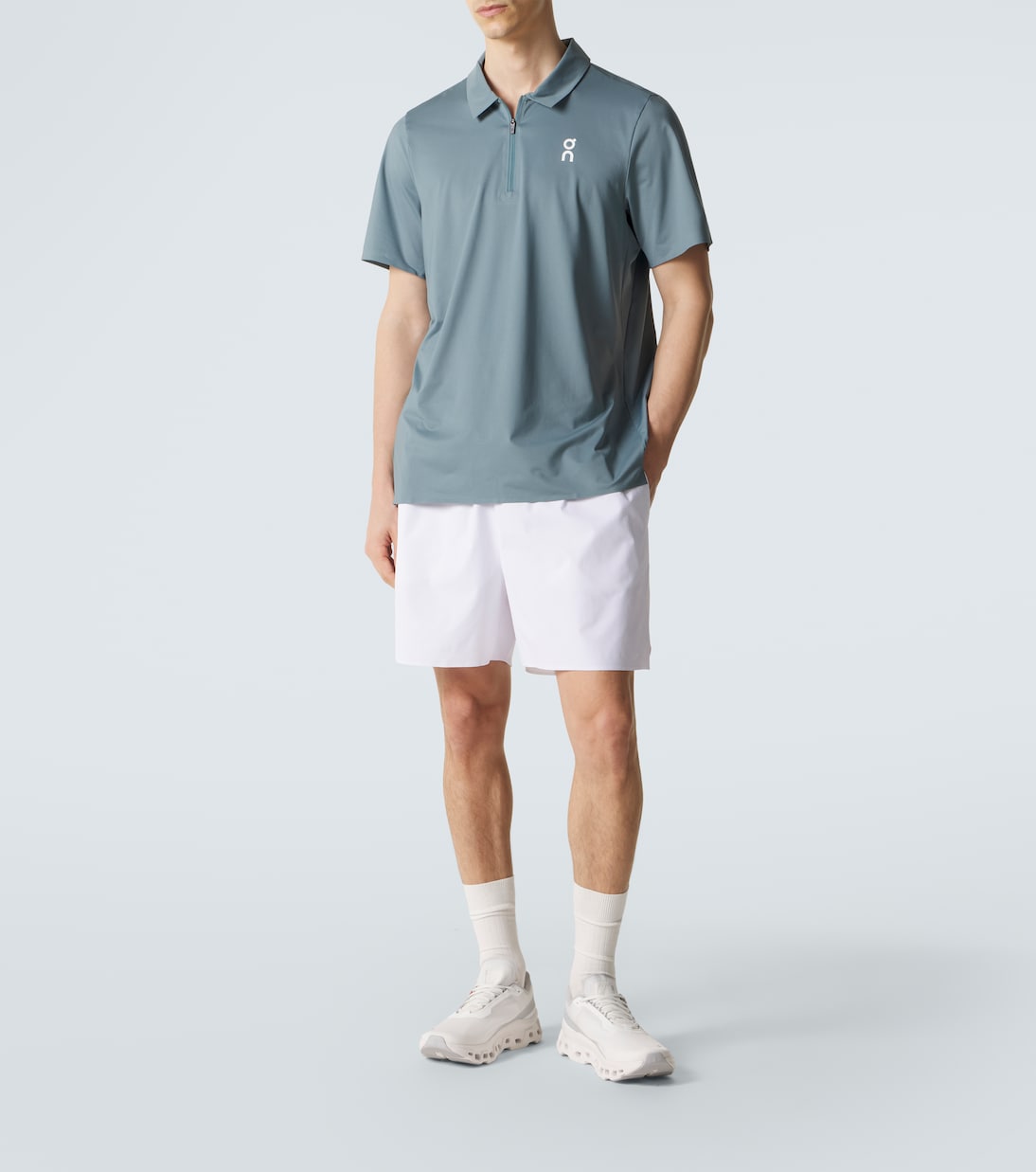Court half-zip polo shirt | On