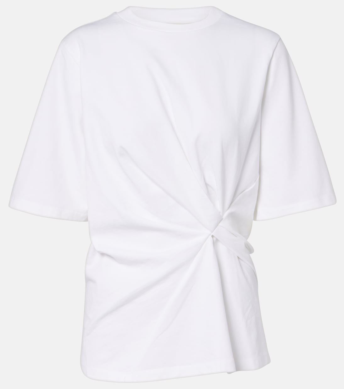 Gathered cotton T-shirt | Róhe