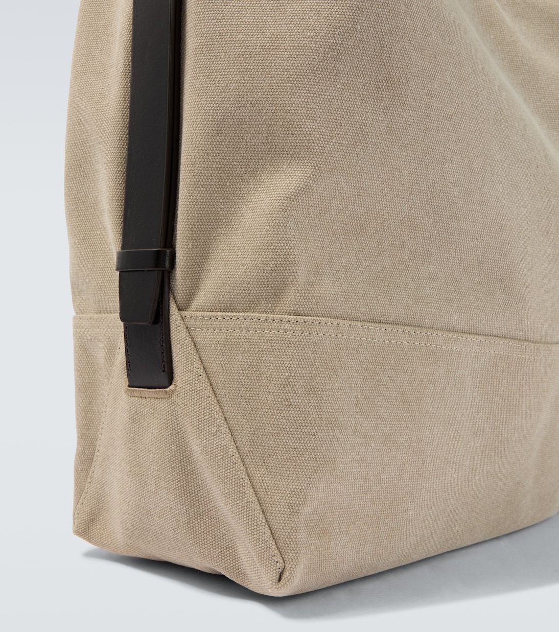 Belted canvas tote bag | Lemaire