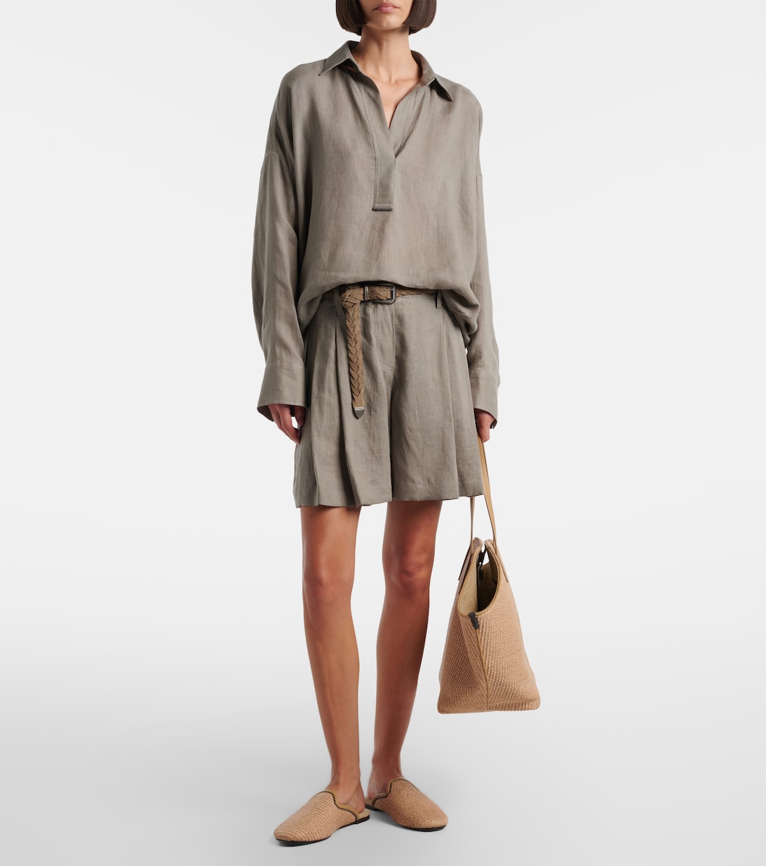 Shorts aus Leinen | Brunello Cucinelli