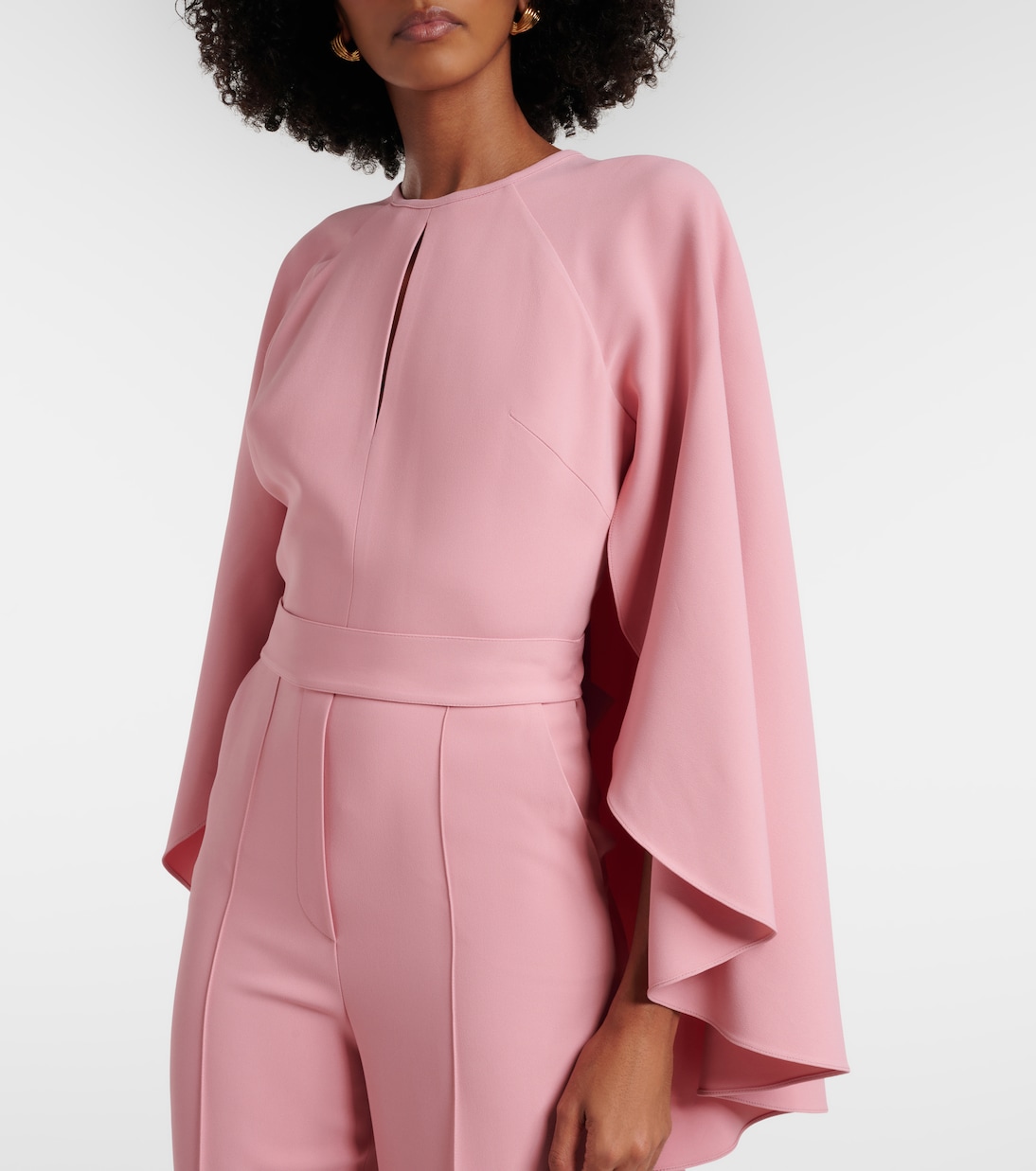 Caped cady jumpsuit | Elie Saab