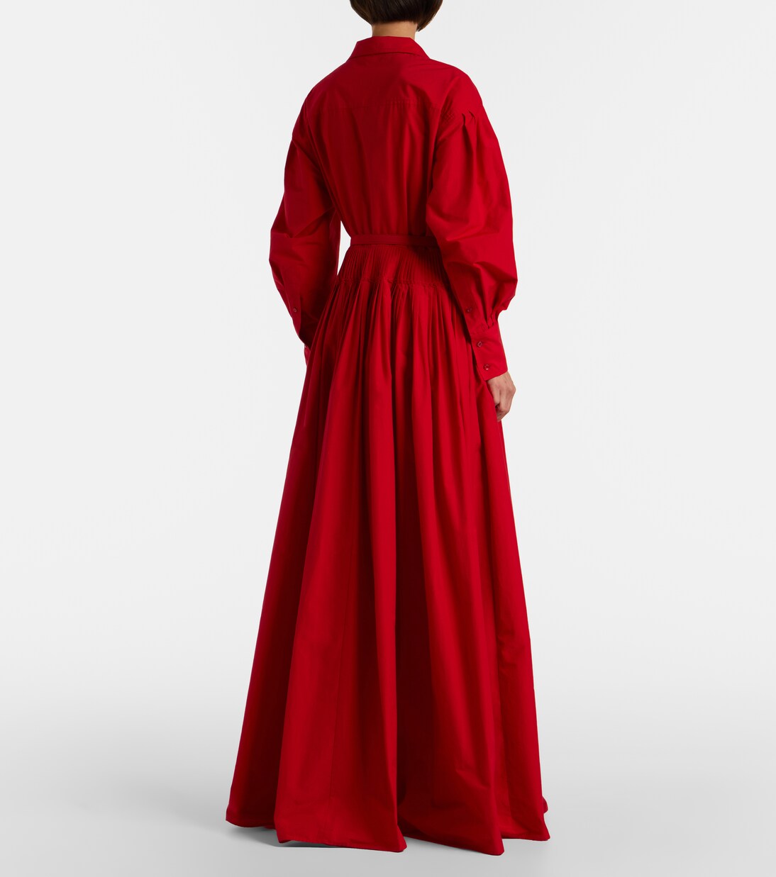 Daley 코튼 블렌드 포플린 벨티드 이브닝 가운 | Ralph Lauren Collection